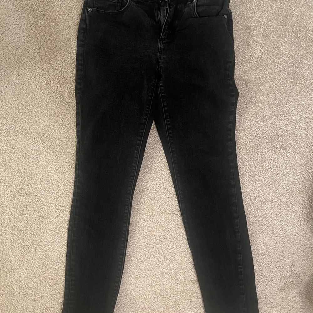 LOFT Women's Classic Black Skinny Jeans